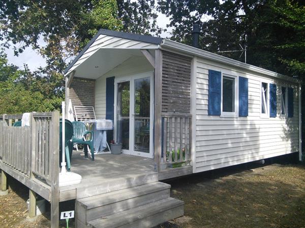 Location mobil home au camping 3 étoiles Le Cadran Solaire à Sarzeau dans la presqu'île de Rhuys près du Golfe du Morbihan en Bretagne Sud